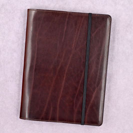 Lederhülle für Moleskine® Extra Large in Dunkelbraun