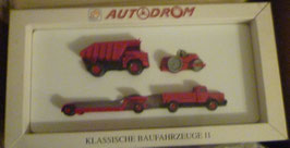 Klassische Baufahrzeuge - Set II