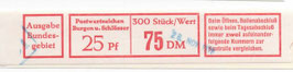 Bund 0996  25 Pf   Banderole  von    300er Rolle  Type IV