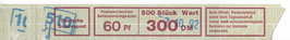 Bund 1341  Banderole 60 Pf     500er Rolle