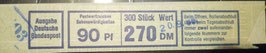 Bund 1380  Banderole    300er Rolle    K - Strich