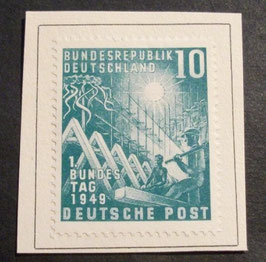 Bund 0111 - 0112  *     (unused auf Papier)