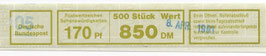 Bund 1535  Banderole    500er Rolle