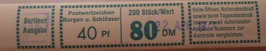 Berlin 0535 - Banderole   40 Pf Burgen und Schlösser   von R0200