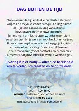 Workshop DAG BUITEN DE TIJD
