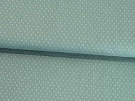 Baumwolljacquard seegrün Streumuster Salzach B10328