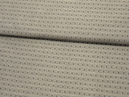 Trachtenjacquard taupe Streublumen J10208