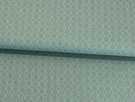 Baumwolljacquard seegrün Rauten Eibsee B10338