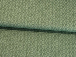 Baumwolljacquard grün Rauten Eibsee B10340