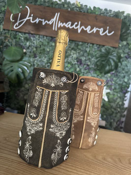 Weinkühler/ Flaschenkühler Lederhose