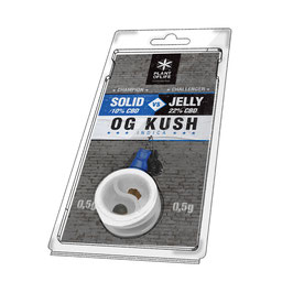 Jelly 22%CBD vs. Solid 10%CBD OG Kush 0,5 gr. + 0,5gr.