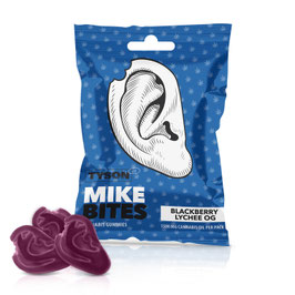 Tyson 2.0 Mike's Bites Blackberry Lychee OG Cannabis Gummies Juicy Fusion