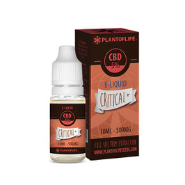 E-LIQUID CBD 5% KRITISCH + GESCHMACK 10 ML