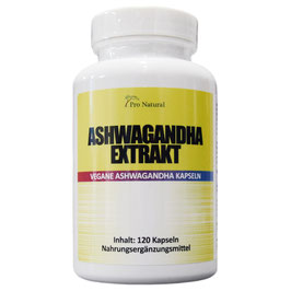 Pro Natural Ashwagandha Extrakt - vegane Ashwagandha Kapseln