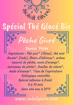 Spécial Thé Glacé Pêche Givré Bio