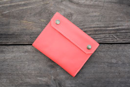 Portefeuille Alastor cuir corail