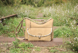 Sac Sajou nubuck beige sable