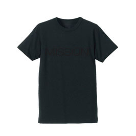 MISSION.  ミッション T-shirt（ブラック）