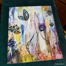 Brillen Tuch aus Mikrofaser 18 x 15 cm