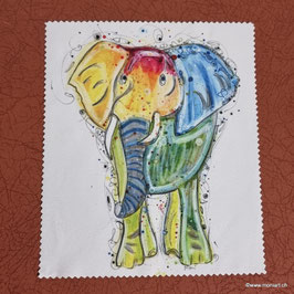 Brillen Tuch aus Mikrofaser 18 x 15 cm