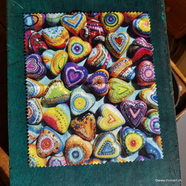 Brillen Tuch aus Mikrofaser 18 x 15 cm