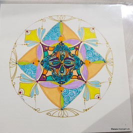 Original MoniArt Kunstbild Mandalastyle Nr. C