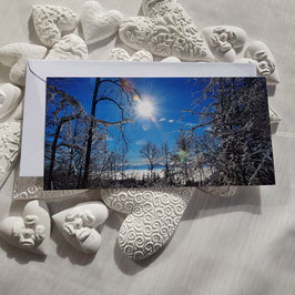 Xmas & Neujahrskarte (verfügbar 11 Stk) Winterlandschaft