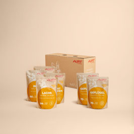 Futterpaket z.G. der Tierlihilfe - wähle das gewünschte Paket unten aus der Liste aus: