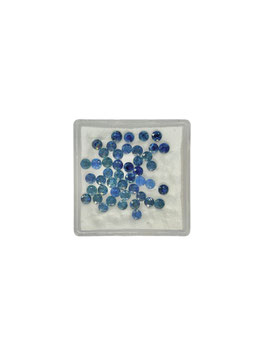 Saphir blau rund fac. ø 2,5 mm