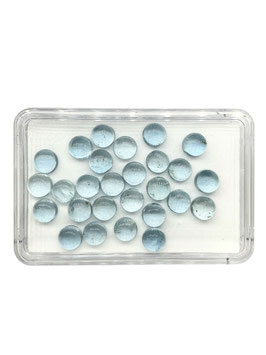 Aquamarin rund cab. ø 6 mm