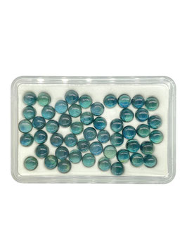 Saphir blau rund cab. ø 5 mm