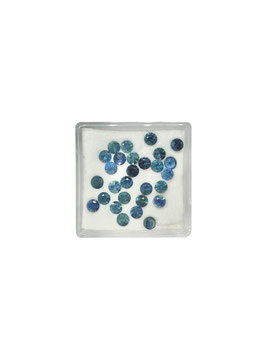 Saphir blau rund fac. ø 3,1 mm