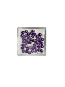 Amethyst rund fac. ø 3 mm