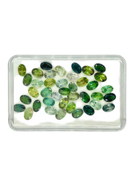 Turmalin oval fac. 6x4 mm