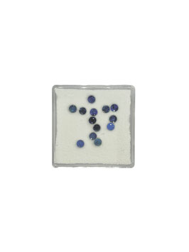 Saphir blau rund fac. ø 2,5 mm