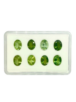 Turmalin oval fac. 9x7 mm