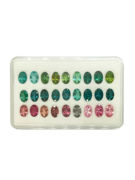Turmalin oval fac. 6x4 mm