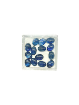 Saphir blau oval cab. 7x5 mm