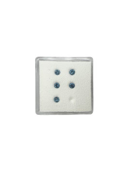 Aquamarin rund fac. ø 2,5 mm