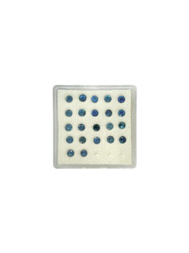 Saphir blau rund fac. ø 2,2-2,3 mm
