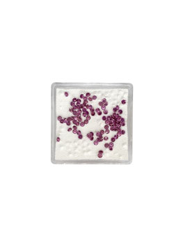 Rhodolith rund fac. ø 1,5 mm