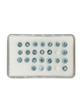 Aquamarin rund fac. ø 4 mm