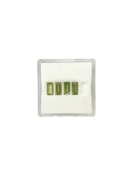 Peridot Baguette fac. 6x3 mm