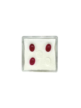 Rubin oval cab. 6x4 mm
