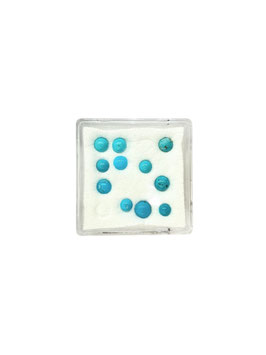 Türkis rund cab. ø 3-4 mm
