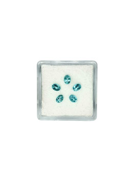 Topas Sky Blue oval fac. ø 4x3 mm