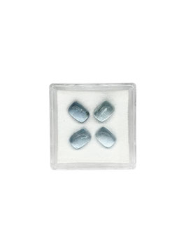 Aquamarin Kissen cab. 7x5 mm