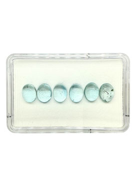 Aquamarin oval cab. 9x7 mm