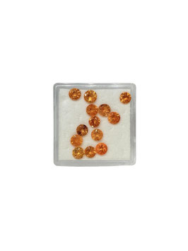 Mandarin-Granat rund fac. ø 4 mm