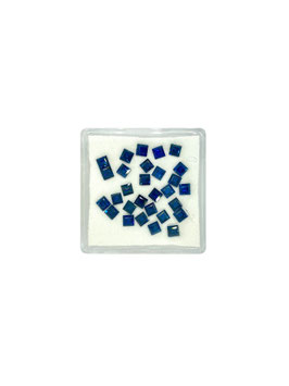 Saphir blau Carré fac. 2,5 mm